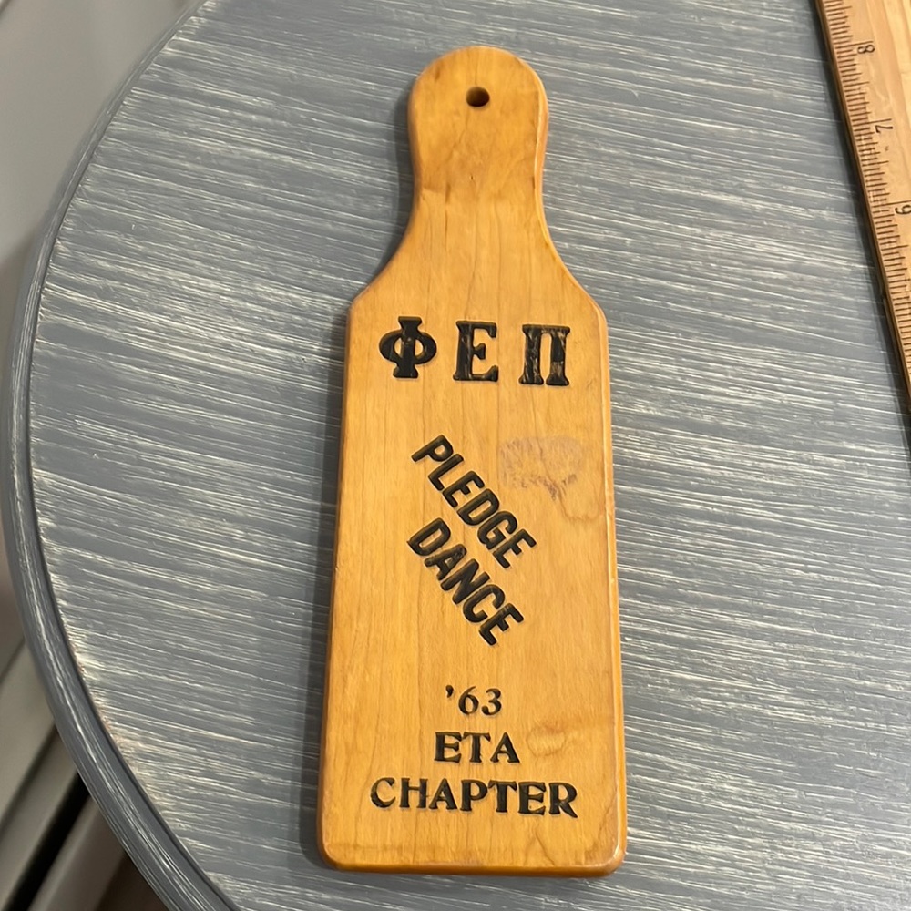 Phi Epsilon Pi 8” Fraternity Paddle